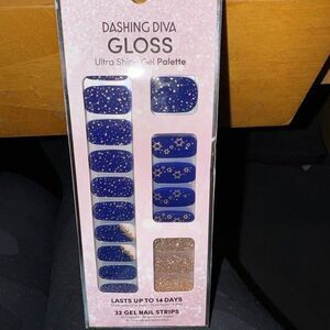 Dashing Diva Gloss Ultra Shine Gel Palette Candle Lit Night  Nail Strips‎